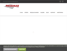 Tablet Screenshot of prodmar.pl